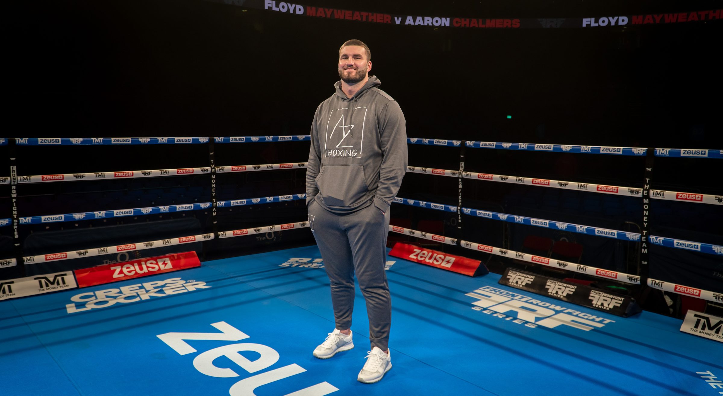 Antonio Zepeda alone in the ring before fight night